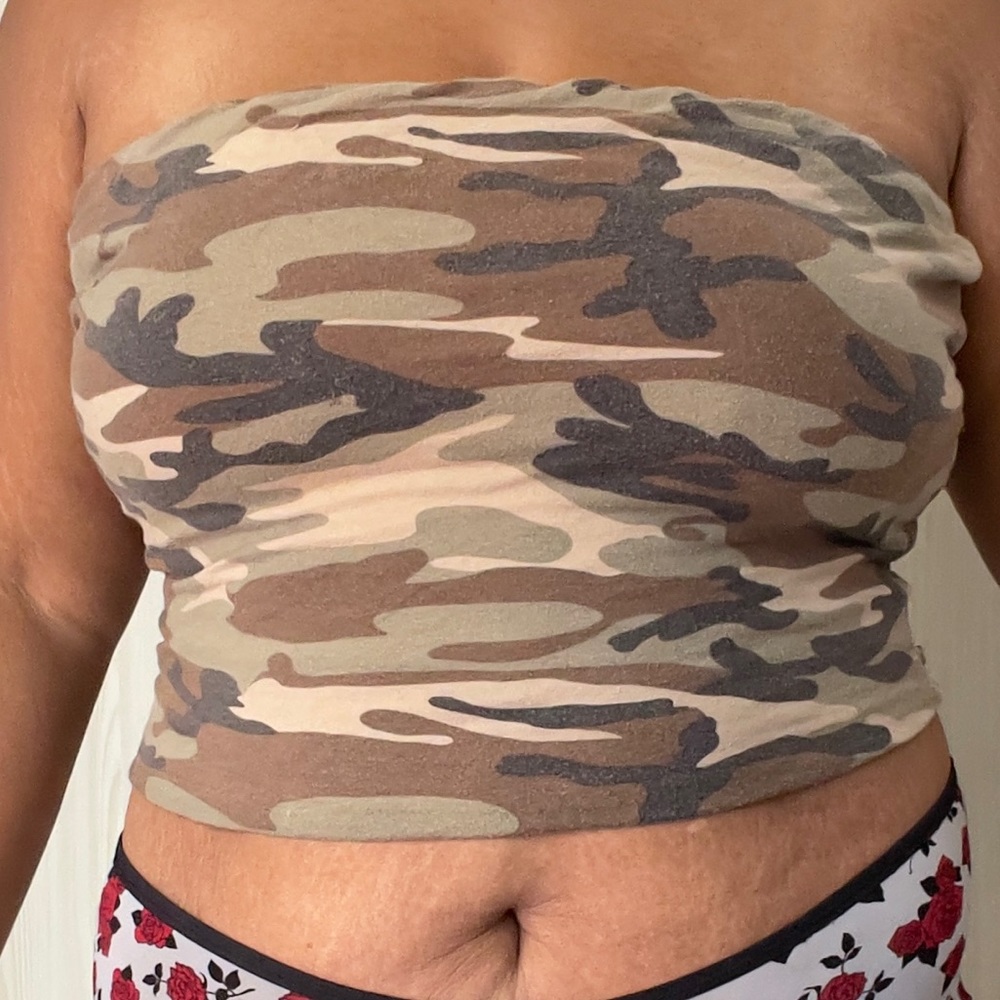 Fashion Nova Camo Tube top